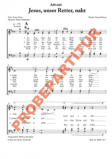 Jesus, unser Retter, naht (GCh) Jesus, unser Retter, naht (GCh)