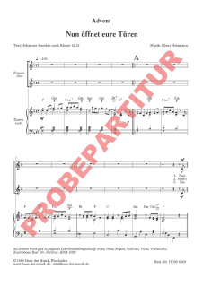 Nun öffnet eure Türen (Partitur FCh)