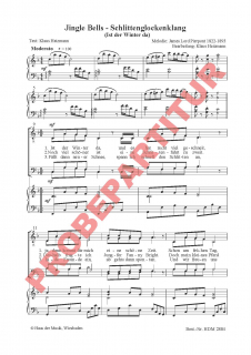 Jingle Bells (Schlittenglockenklang) MCh Partitur Jingle Bells (Schlittenglockenklang) MCh Partitur