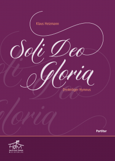 Soli Deo Gloria - (Partitur) Soli Deo Gloria - (Partitur)