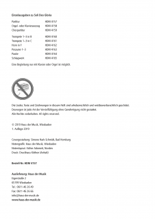 Soli Deo Gloria - (Partitur)