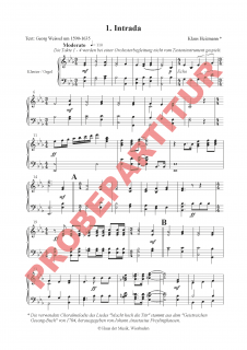 Es kommt der Herr der Herrlichkeit - (Klavier- oder Orgelauszug)