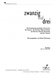 Zwanzig mal drei - (Partitur)