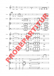 Paulus-Oratorium - Chorpartitur