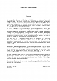 Paulus-Oratorium - Chorpartitur