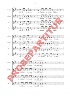 Halleluja! Lobet Gott - (Chorpartitur)