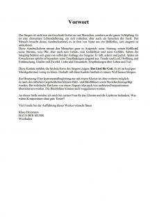 Singet dem Herrn Chorpartitur Frauenchor