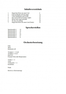 Singet dem Herrn Chorpartitur Frauenchor