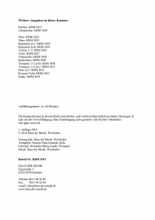 Singet dem Herrn Klavierauszug FCh