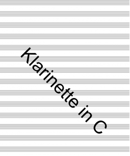 Singet dem Herrn ein neues Lied Klarinette in C