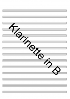 Singet dem Herrn ein neues Lied Klarinette in B