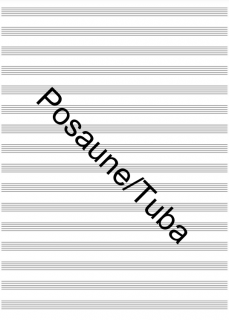 Singet dem Herrn ein neues Lied Posaune/Tuba