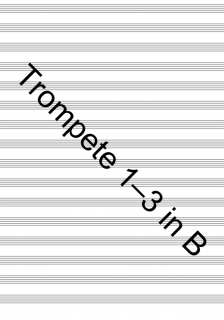 Soli Deo Gloria Trompete 1-3 in B