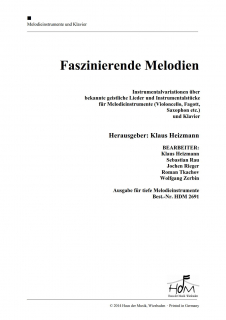 Faszinierende Melodien - (Ausgabe für tiefe Melodieinstrumente) Digital