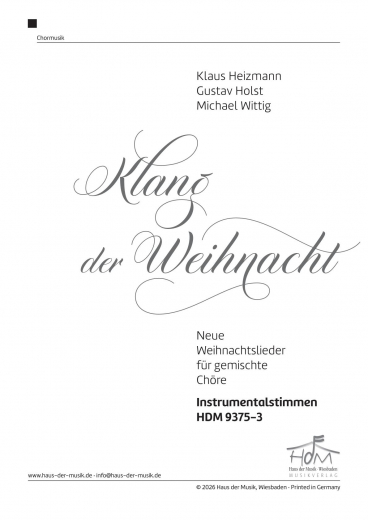 Klang der Weihnacht Instrumental Digital