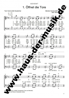 Singt! (Chorpartitur)