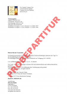 Machet die Tore weit (Partitur)