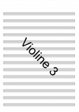 Weihnachtsoratorium - (Violine 3) Weihnachtsoratorium - (Violine 3)