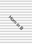 Gott sei Dank - Alternativ: Hornstimme in B