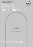 Macht hoch die Tür - (Pauke / Holzblock)