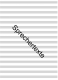 Macht hoch die Tür - (Sprechertexte)