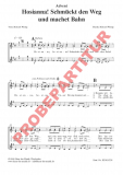 Hosianna! Schmückt den Weg (Chorpartitur FCh)