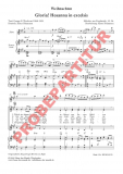 Gloria! Hosanna in excelsis (Partitur FCh)