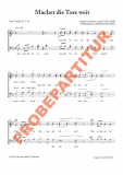 Machet die Tore weit - MCh Partitur Machet die Tore weit - MCh Partitur