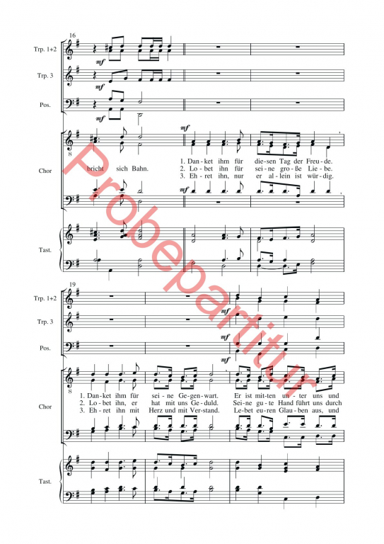 Singet froh. wir haben Grund zu Danken (GCh)