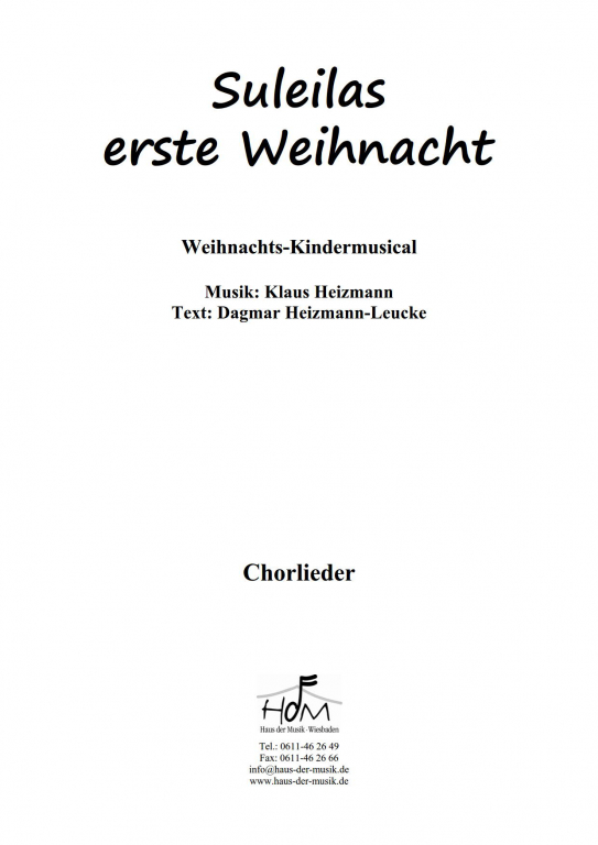 Suleilas erste Weihnacht - (Chorstimmen)