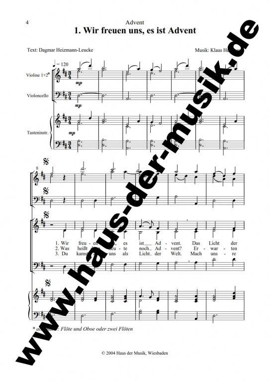 Vierzig mal drei - (Partitur)