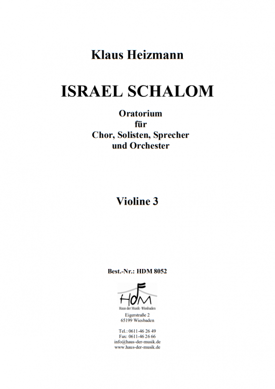 Israel Schalom - (Violine 3)