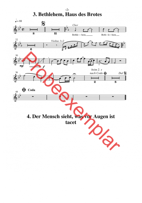 David - König, Sänger und Poet - (Horn in F)