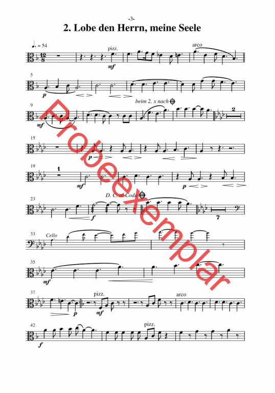 David - König, Sänger und Poet - (Viola)