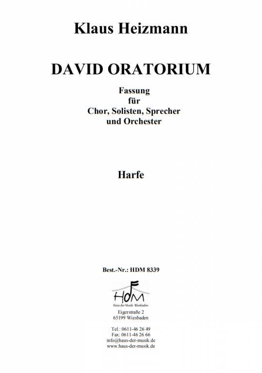 David - König, Sänger und Poet - (Harfe)