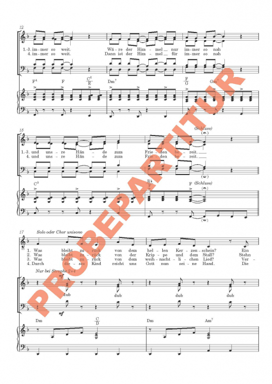 Wäre die Freude nur immer so groß (GCh)