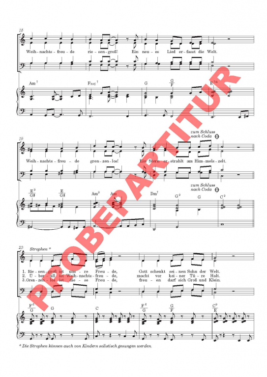 Weihnachtsfreude - riesengroß (GCh)