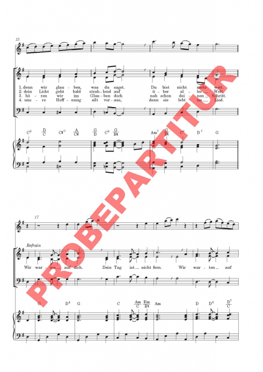 Herr, wir warten, dass du kommst (SAM)