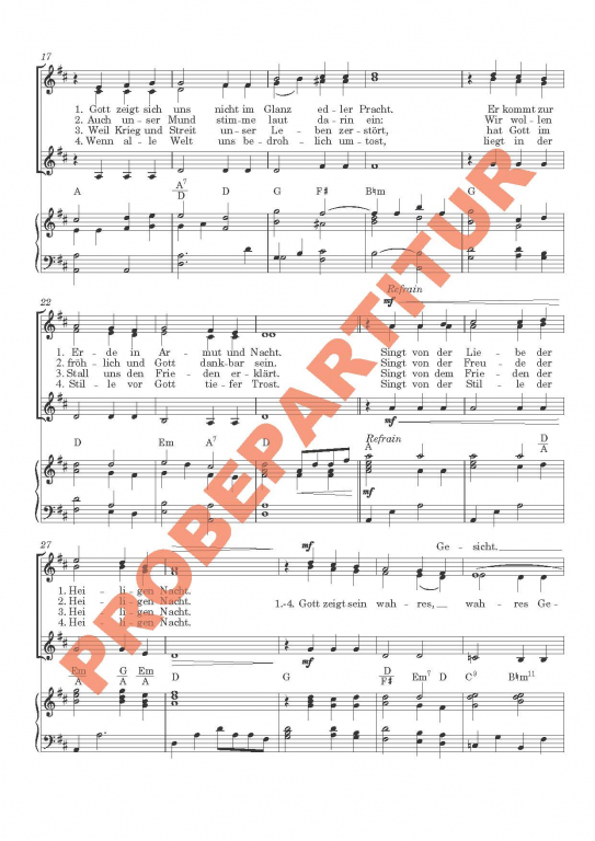 Singt von der Liebe (Partitur FCh)