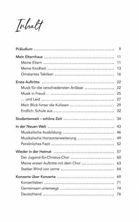 Mein Leben in Dur und Moll