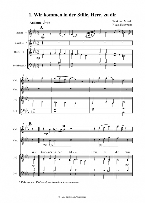 Lieder der Stille Veeh-Harfe - Instrumente Digital