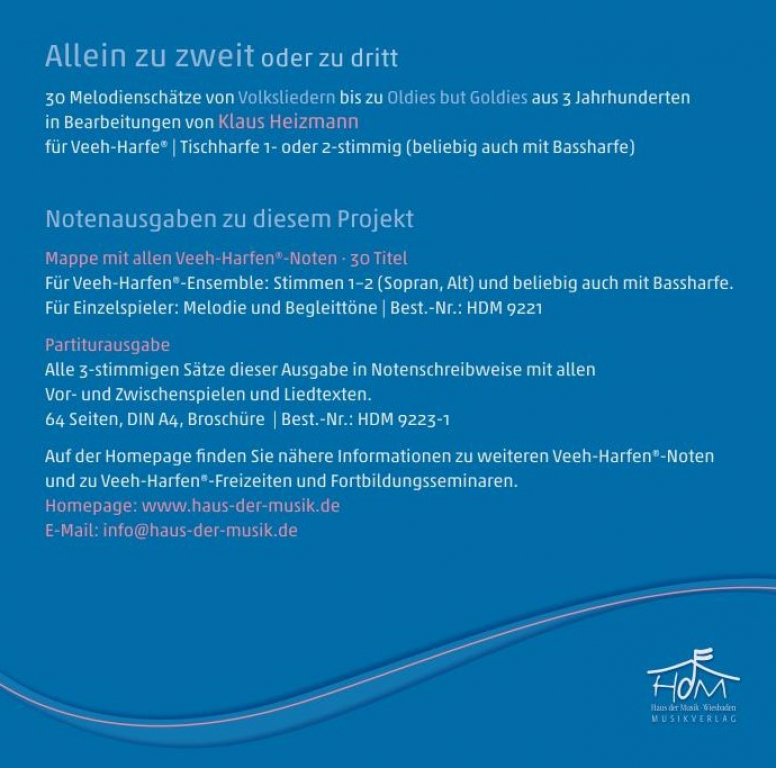Allein zu zweit – Übungs-CD