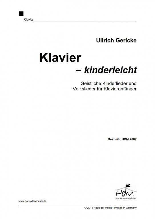 Klavier - kinderleicht