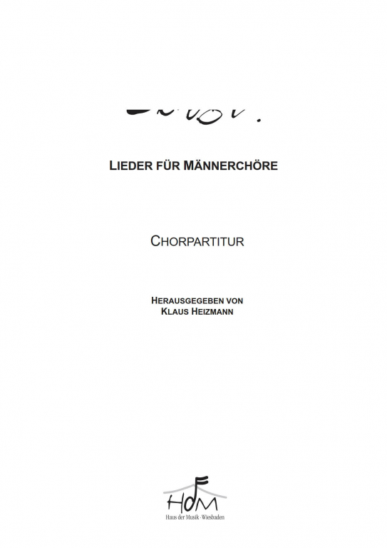 Singt! (Chorpartitur)