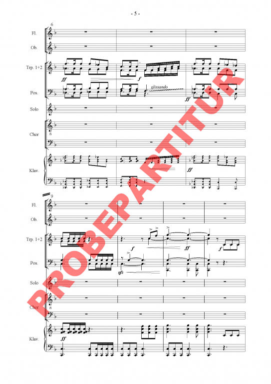 Machet die Tore weit (Partitur)