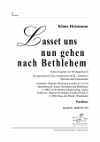 Lasset uns nun gehen nach Bethlehem Partitur