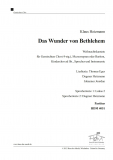 Das Wunder von Bethlehem - (Partitur GCh)