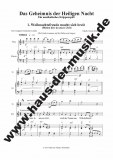 Das Geheimnis der Heiligen Nacht -(1- Partitur)