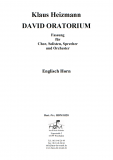 David - König, Sänger und Poet - (Englisch Horn)