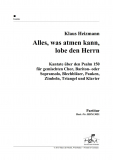 Alles, was atmen kann - Partitur